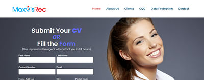 Recruitment Service Website Development - Création de site internet