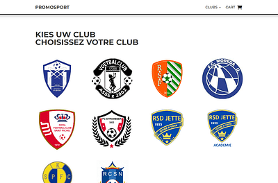 Voetbalwebshop - E-commerce