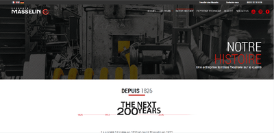 Refonte de site pour un industriel Normand - Ergonomie (UX / UI)