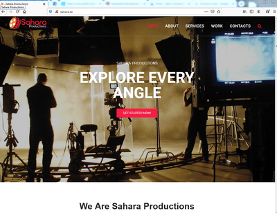 Sahara website design - SEO