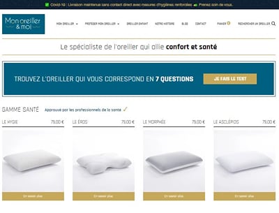 MON OREILLER ET MOI - Web analytics/Big data