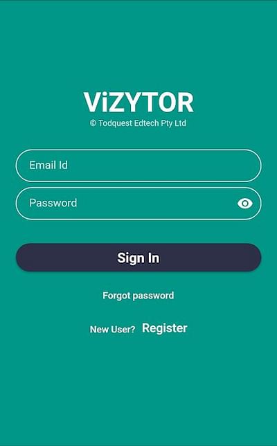 Vizytor Mobile App - Application mobile