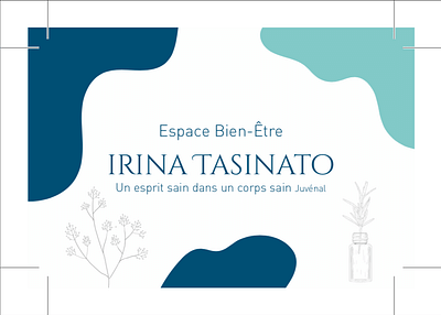 Supports de communication pour Irina Tasinato - Image de marque & branding