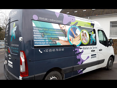 habillage de vehicule - publicité mobile - Design & graphisme