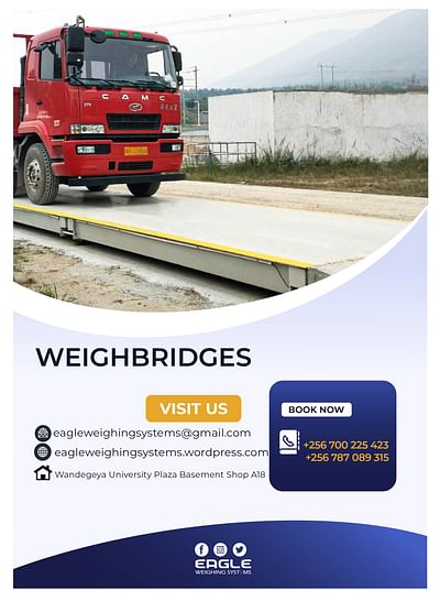 Eagle weighbridge weighing systems - Publicidad