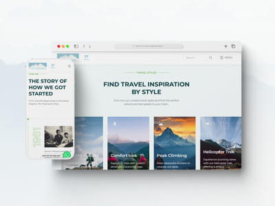 Thamserku Trekking Website Redesign - Content-Strategie