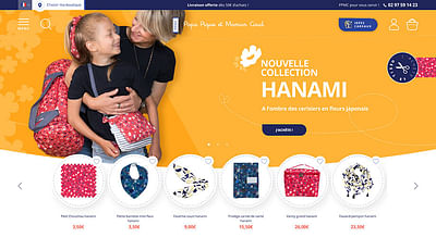 Refonte du site ecommerce Papa Pique et Maman Coud - E-commerce
