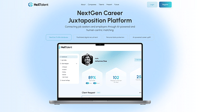 Juxta - The next generation job seeking platform - Website Creation