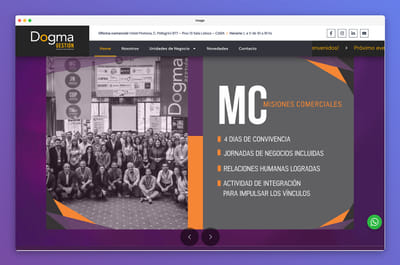 Dogma Gestión - Rediseño web Wordpress - Grafikdesign
