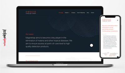 Soutenir les chercheurs de Magnetrap - Création de site internet