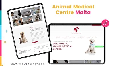 Réalisation du site - Animal Médical Centre Malta - Marketing
