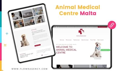 Réalisation du site - Animal Médical Centre Malta - Marketing