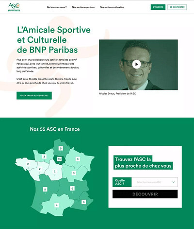 BNP Paribas : Création d’une application métier - Website Creation