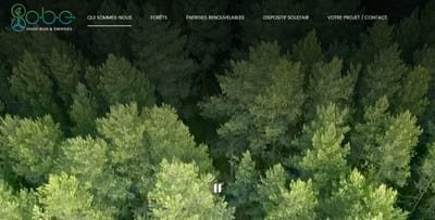 Création UX/UI du site vitrine de ODDO BOIS ET FORÊT - Création de site internet