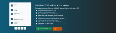 Softaken TGZ to EMLX Converter - Software Development