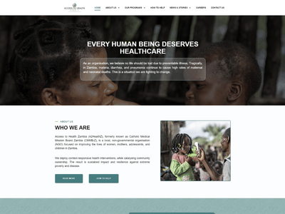 Website for NGO - Création de site internet