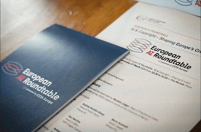 European AI Round-table Discussion, CCIA - Event