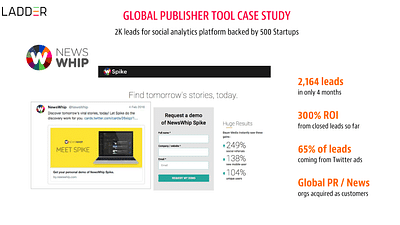 Global Publisher Tool Case Study - Stratégie digitale