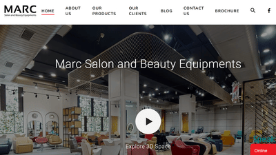 Branding for Marc Salon Furniture in Gurgaon - Digital Strategy