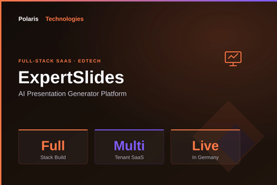 ExpertSlides — AI Presentation Generator SaaS Platform - Desarrollo de Software