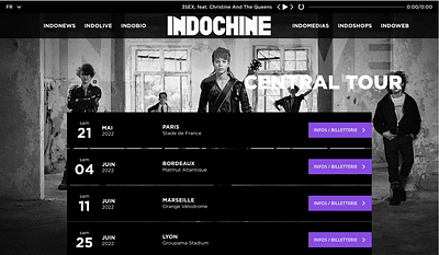 Indochine - Website Creation