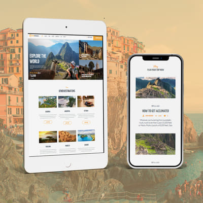 Website Design for Unitravel - Website Creation