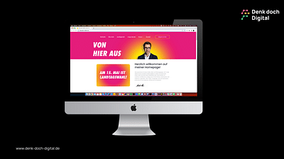 Homepage für Alexander Steffen (FDP) - Webseitengestaltung
