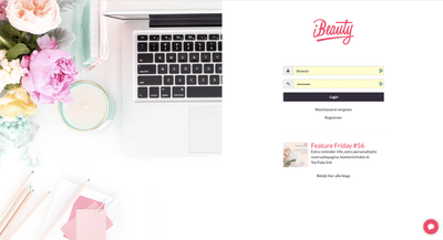 iBeauty web application - Application web