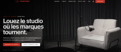 369 Studio Rentals - Création de site internet