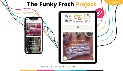 Réalisation du site - The Funky Fresh Project - Marketing
