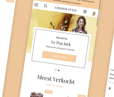 College Style // Shopify Webshop - Digital Strategy