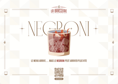 Table Placemat Design for a Restaurant - Graphic Design