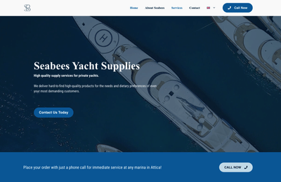 Brand Identity & Corporate Website for Yacht Supply Company - Branding & Positioning