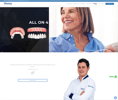 Desarrollo web Odontología - E-commerce