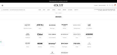Sviluppo E-commerce Alta Moda Concept Boutique - SEO
