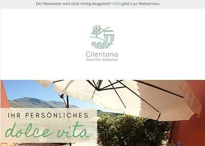 🌞 Regelmäßig gute Nachrichten für Italien-Fans! - E-Mail-Marketing