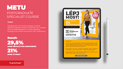 Budapest Metropolitan University Post Graduation - Branding & Positioning