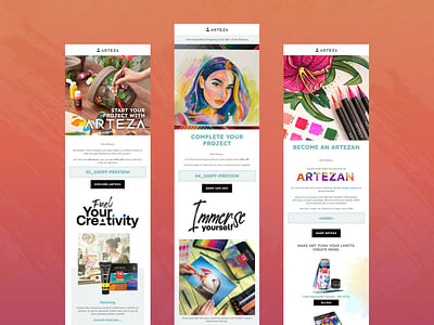 Email Marketing for Design & Art Brand - E-mail Marketing