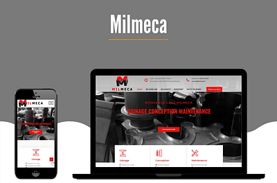 Milmeca - Site internet vitrine - Web analytics/Big data