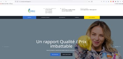 Exemple Siteweb : Client SATEC Immo - Webseitengestaltung