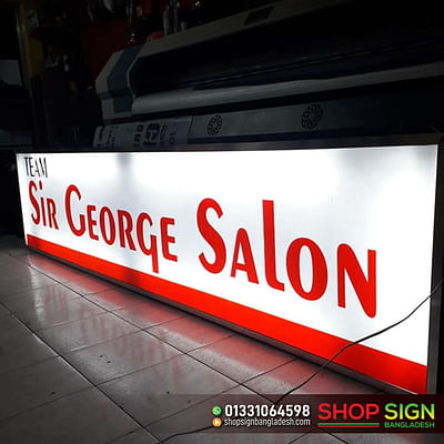 Aluminum Profile Box Lighting Sign Board BD. - Advertising