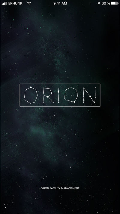 Orion - facility management app - Textgestaltung
