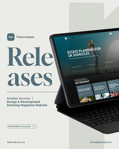 Moneyunspun - Branding & Website Creation - Ergonomia (UX/UI)