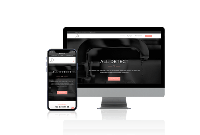 Website All detect - Création de site internet