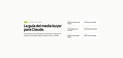 La Guía del Media Buyer para Claude: 10 skills de IA para paid media - Werbung
