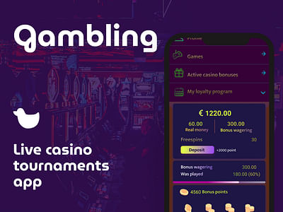 Live casino tournaments app - Mobile App