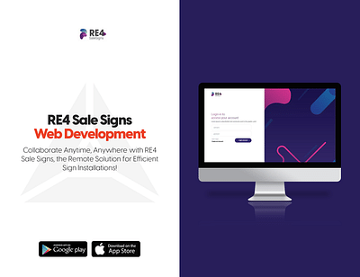 RE4 Sale Signs Web Development - Marketing
