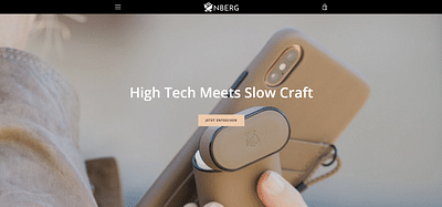 Shopify Shop für NBERG - Website Creation