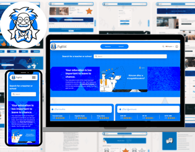 MarkMyProfessor logo design and new website - Grafikdesign