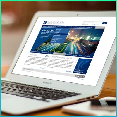 Churchill Capital site design - Website Creation